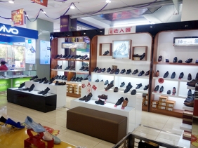 重庆商场烤漆鞋柜 案例照片